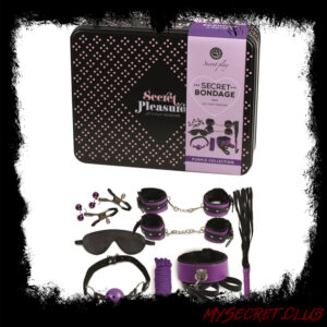 Secret Bondage Kit Black And Purple Collection