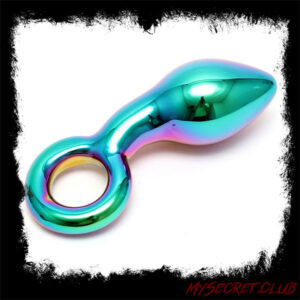 Sensual Multi Coloured Glass Kaleigh Dildo