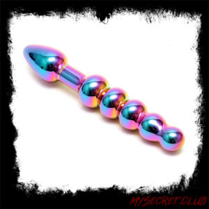Sensual Multi Coloured Glass Laila Anal Probe