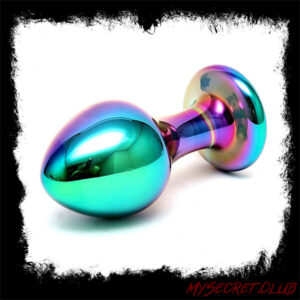 Sensual Multi Coloured Glass Melany Anal Dildo