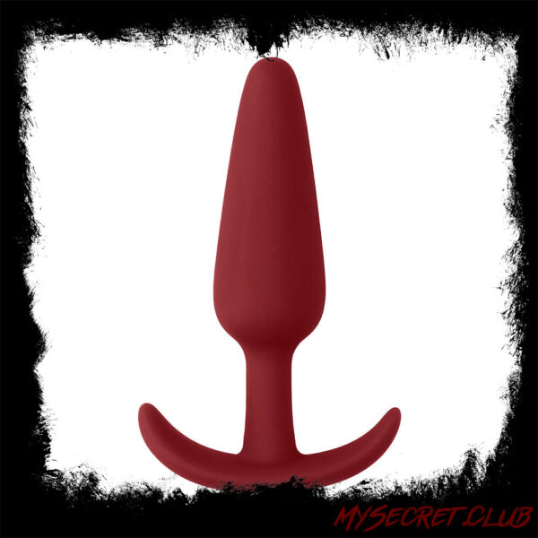 Beginners Size Slim Butt Plug Red