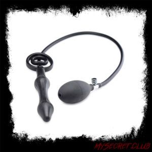 Master Series Devils Rattle Inflatable Anal Plug With Cock Ring