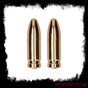 Ouch Magnetic Nipple Clamps Diamond Bullet Gold