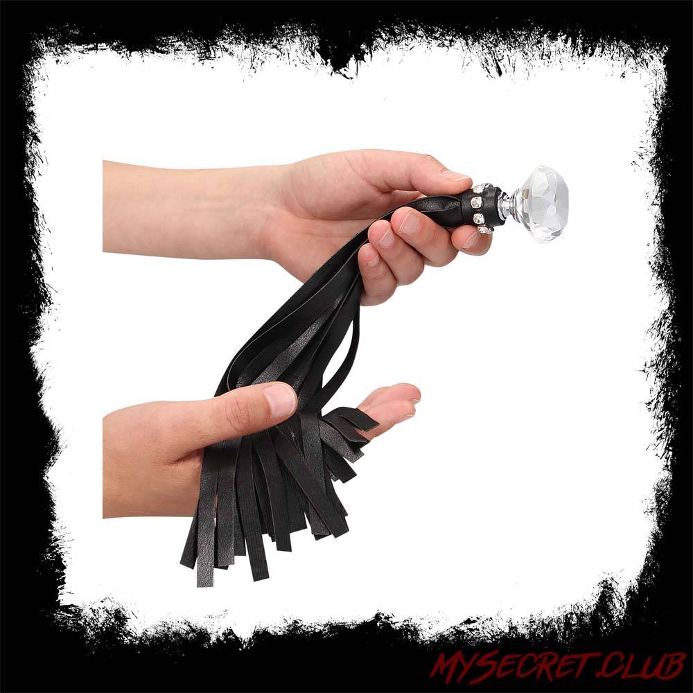 Ouch Diamond Studded Flogger