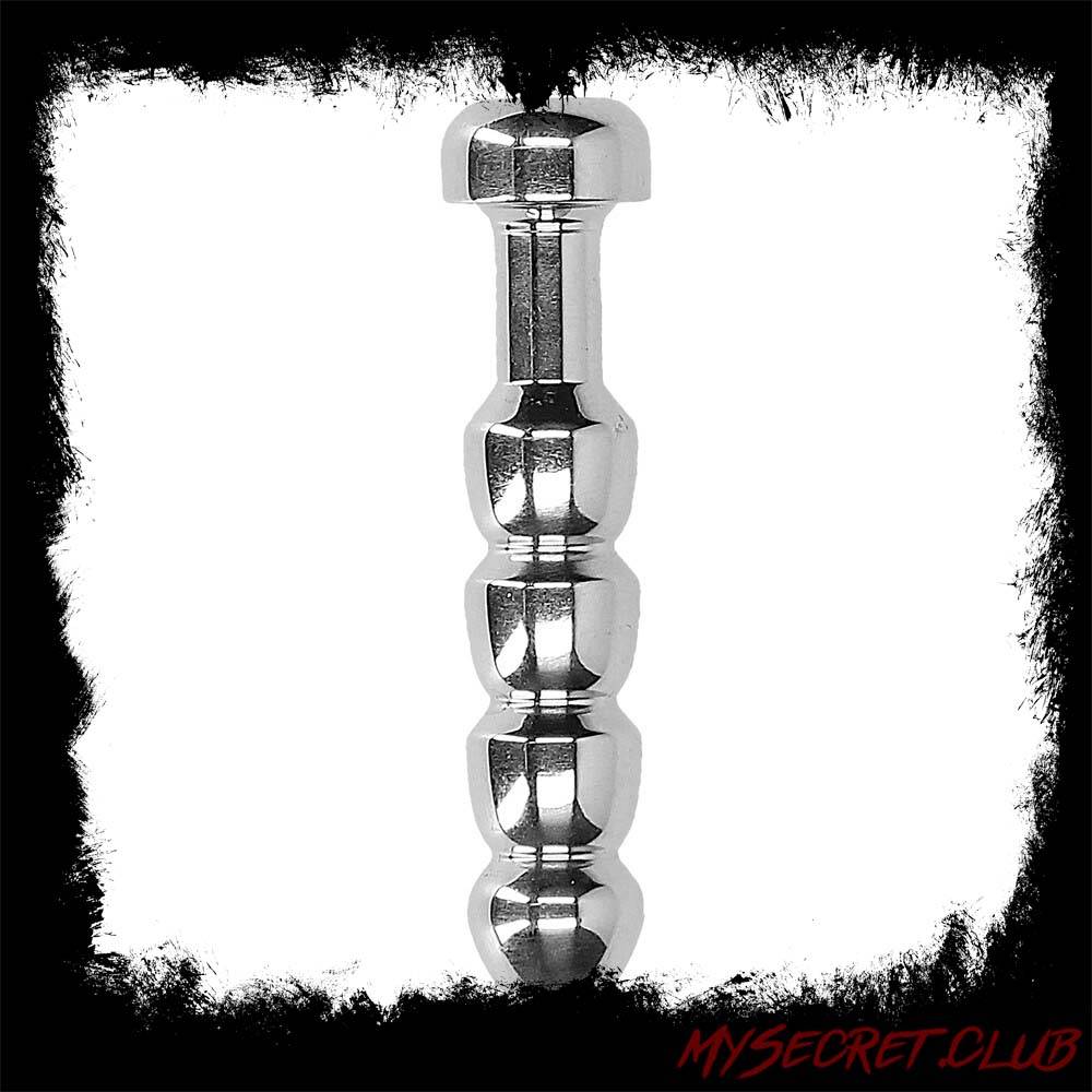 Ouch Urethral Sounding Stainless Steel Ridged Plug