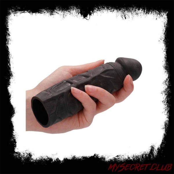 RealRock 7 Inch Penis Sleeve Black