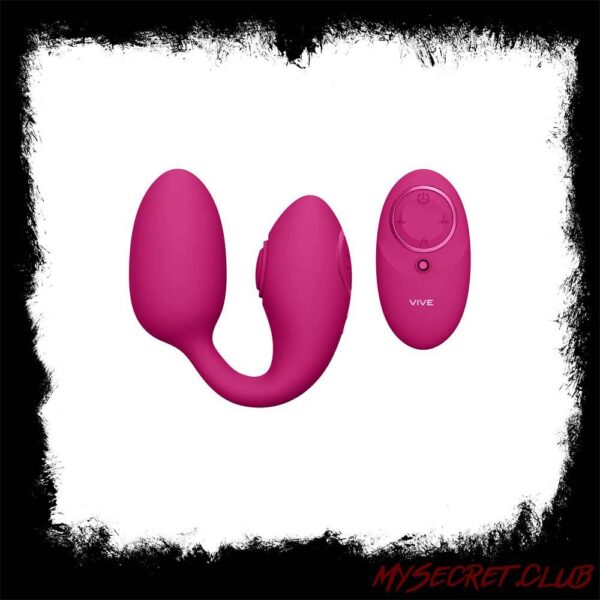 Vive Aika Pulse Wave And Vibrating Love Egg Pink