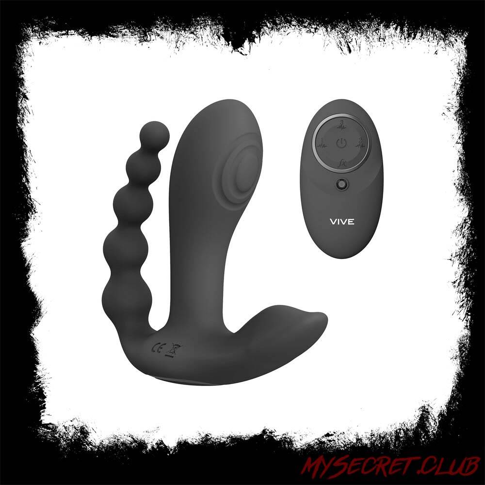 Vive Kata Double Penetrator Vibrator Black
