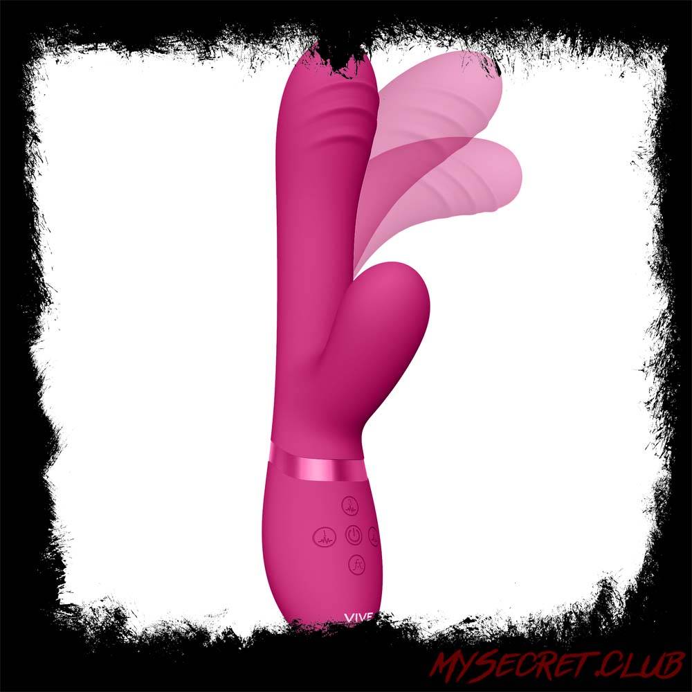 Vive Tani Finger Motion With Pulse Wave Vibrator Pink