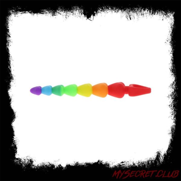 ToyJoy Rainbow Heart Anal Beads