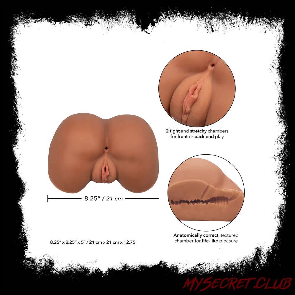 Stroke It Life Size Ass Flesh Brown