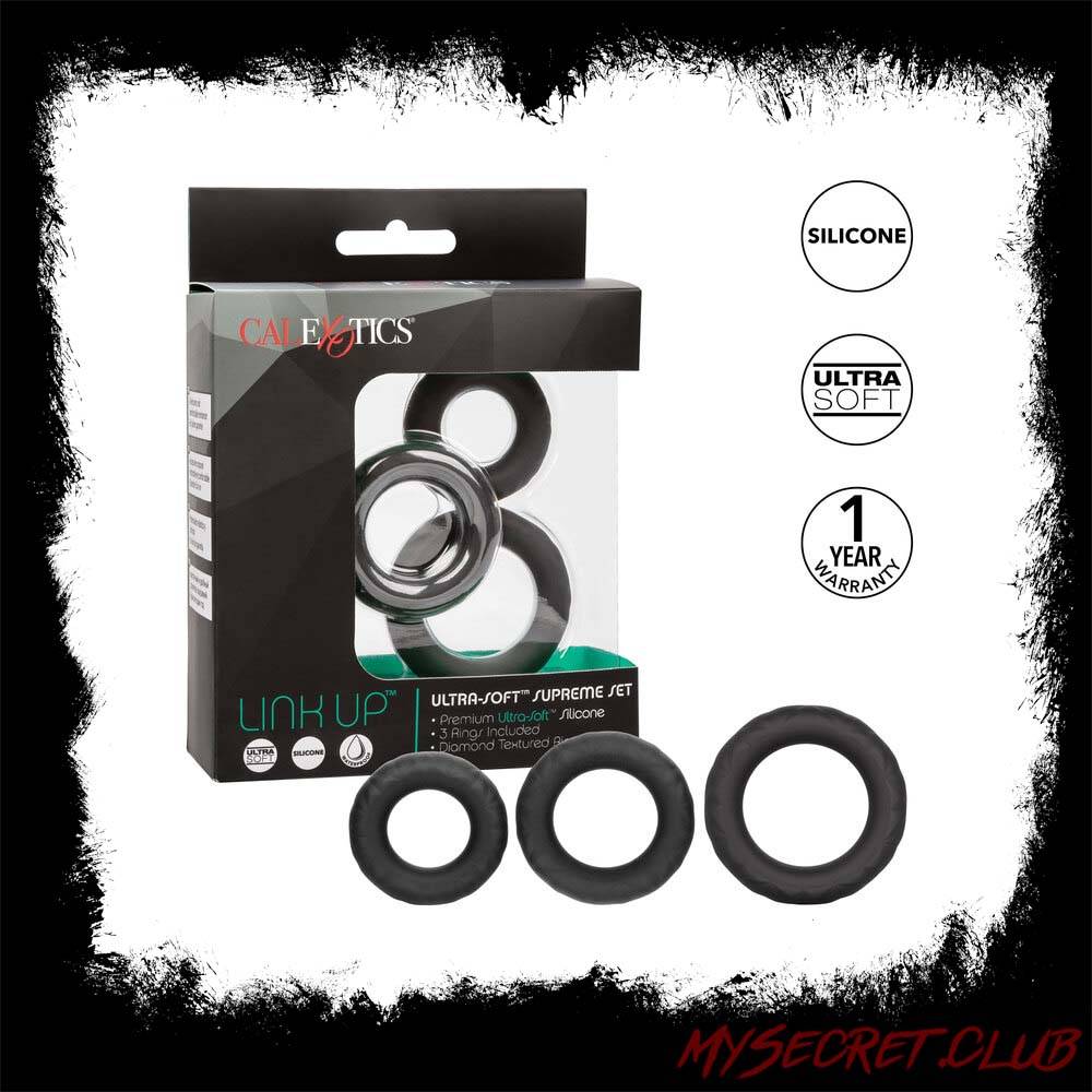 Link Up Ultra Soft Supreme Cock Ring Set