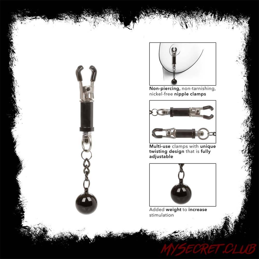 Nipple Grips Weighted Twist Nipple Clamps