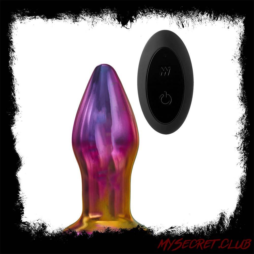 Glamour Glass Remote Control Butt Plug