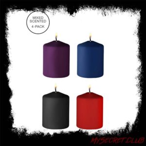 Ouch 4 Pack Of Mixed Scented Tease Candles