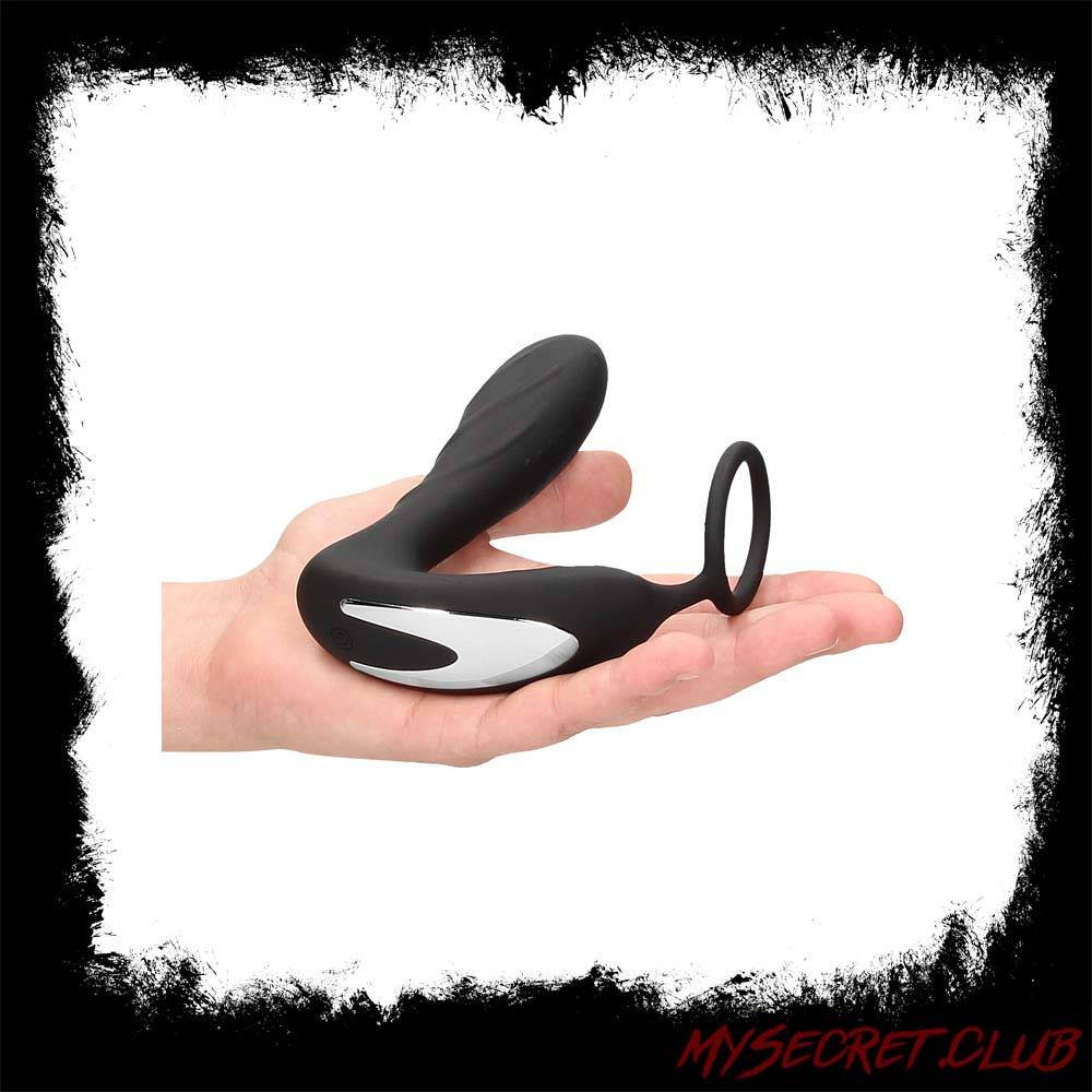 Ouch E Stimulation And Vibration Butt Plug And Cock Ring