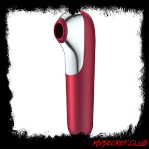 Satisfyer App Enabled Dual Love Clitoral Massager Red