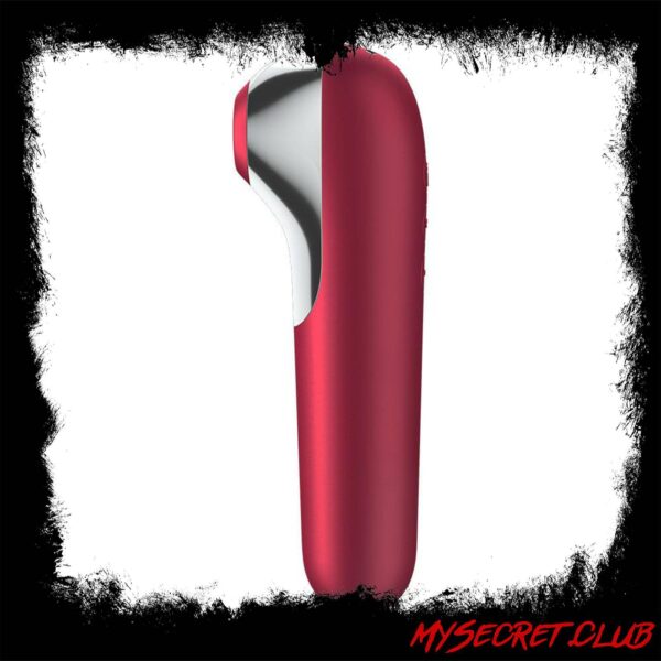 Satisfyer App Enabled Dual Love Clitoral Massager Red