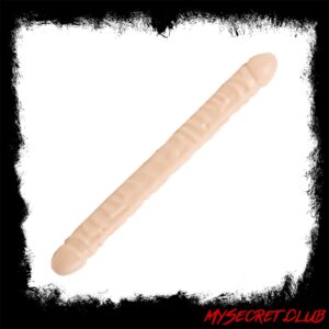 Double Header 18 Inch Veined Dong Flesh Pink