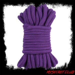 Me You Us Tie Me Up Soft Cotton Rope 10 Metres Purple
