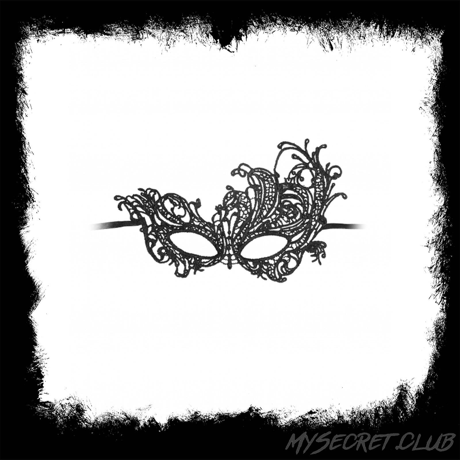 Ouch Lace Eye Mask Royal