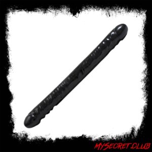 Double Header 18 Inch Veined Dong Black