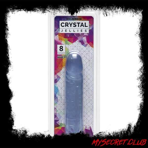 Crystal Jellies 8 Inch Dong Clear