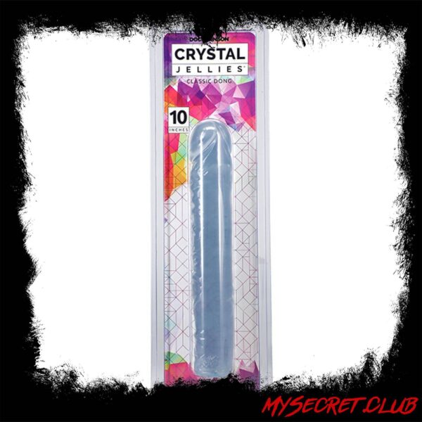 Crystal Jellies 10 Inch Dong Clear