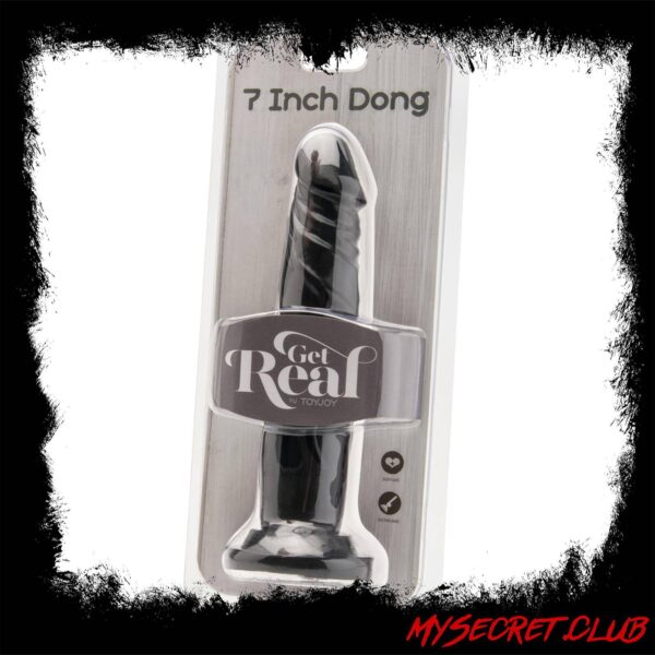 ToyJoy Get Real 7 Inch Dong Black