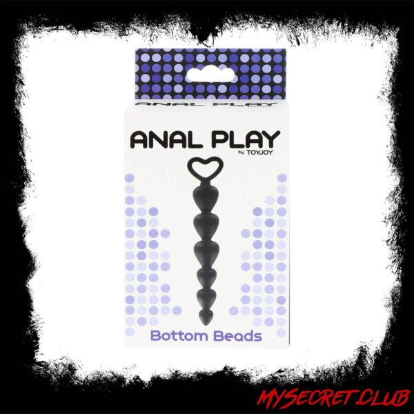 ToyJoy Anal Play Bottom Beads Black
