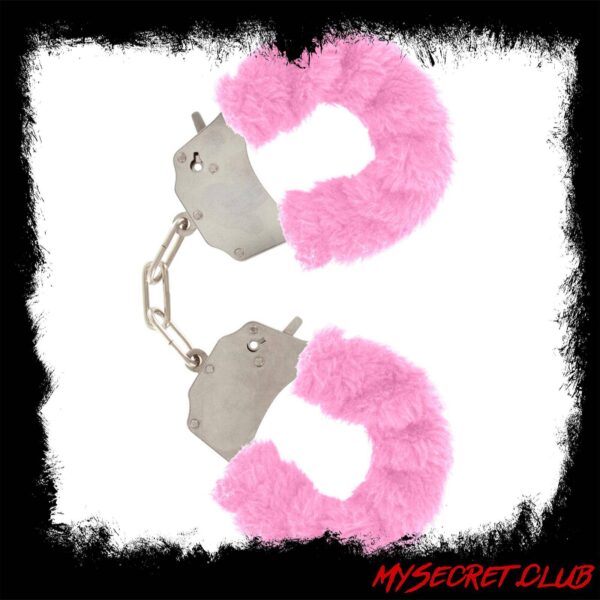 ToyJoy Furry Fun Wrist Cuffs Pink