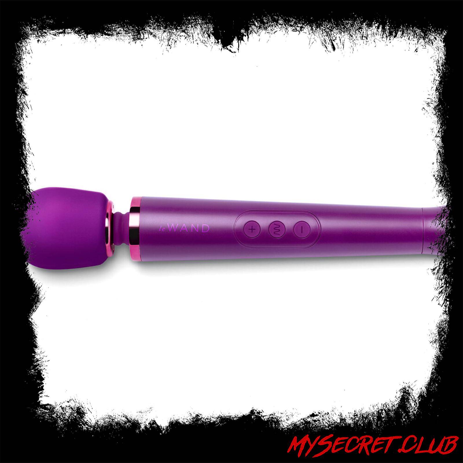 Le Wand Petite Rechargeable Vibrating Massager Dark Cherry