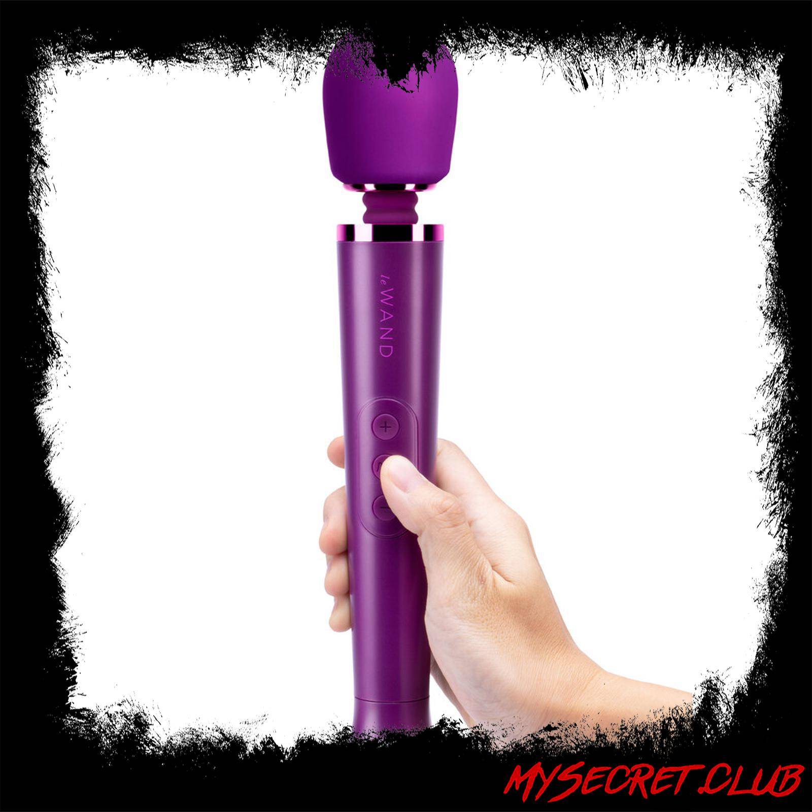 Le Wand Petite Rechargeable Vibrating Massager Dark Cherry