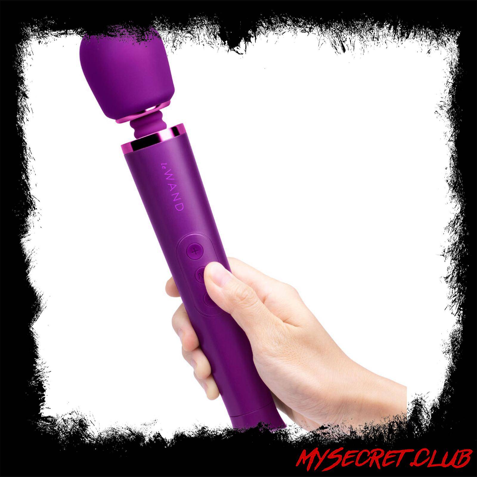 Le Wand Petite Rechargeable Vibrating Massager Dark Cherry