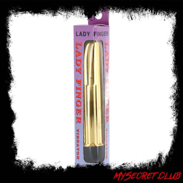 Lady Finger Mini Vibrator Gold