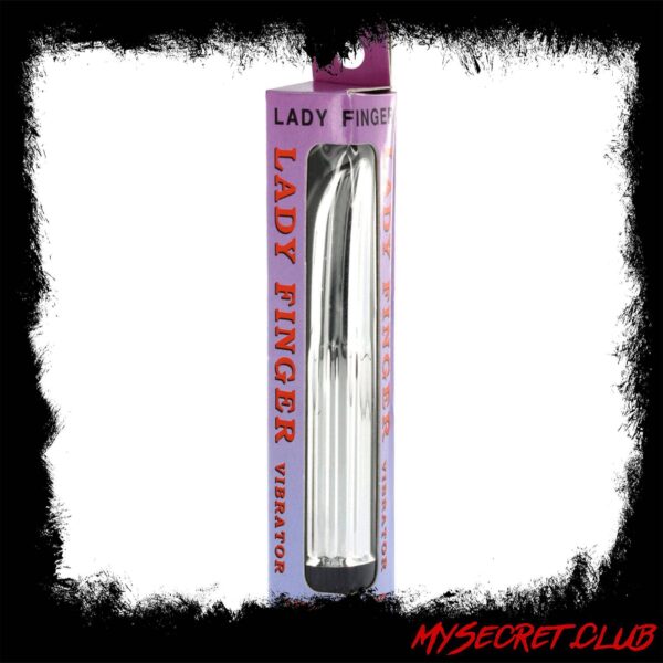 Lady Finger Mini Vibrator Silver