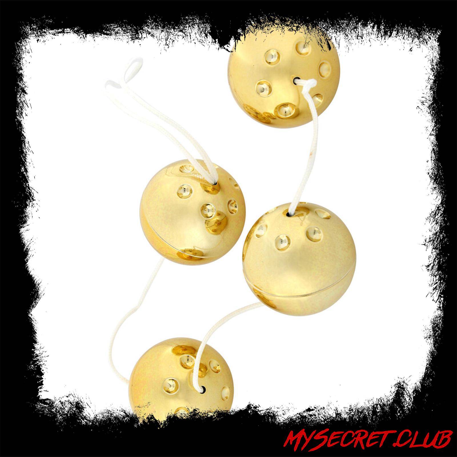 4 Gold Vibro Balls