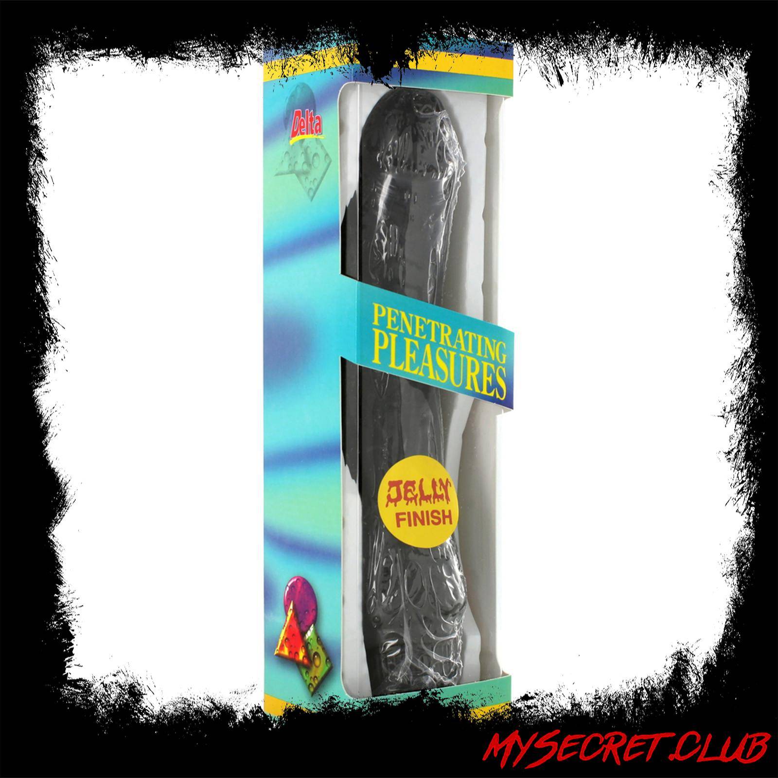 Jelly Vibrator 8.5 Inches Black