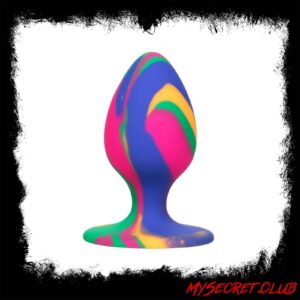 Cheeky Medium Tie Dye Butt Plug