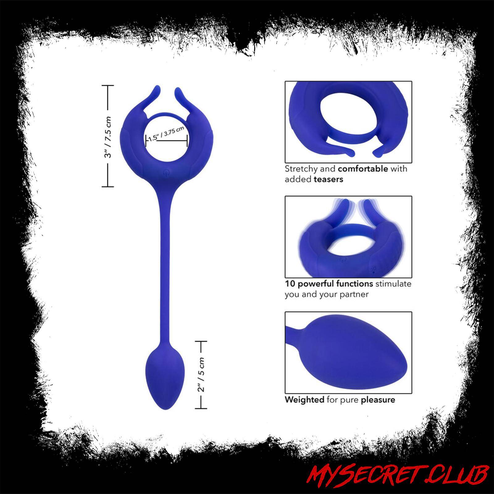 Admiral Weighted Cock Ring and Egg