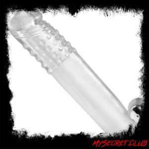 Size Matters Clear Vibrating Penis Sleeve