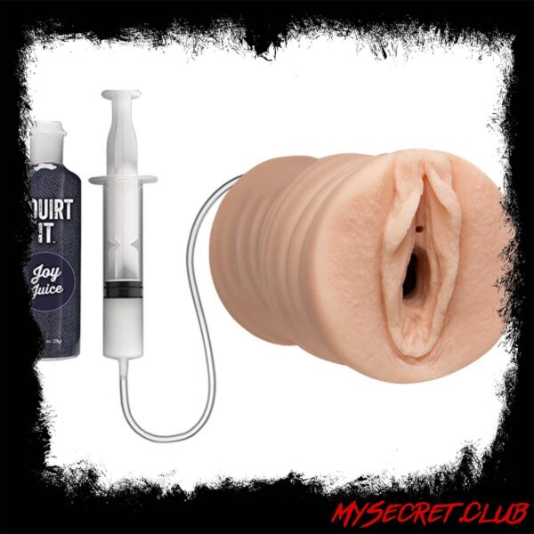 Squirting Pussy Stroker with Joy Juice Vanilla