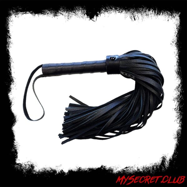Rouge Garments Plain Black Flogger