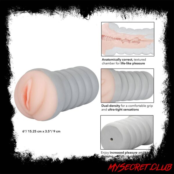 Gripper Ribbed Tight Pussy Flesh Masturbator