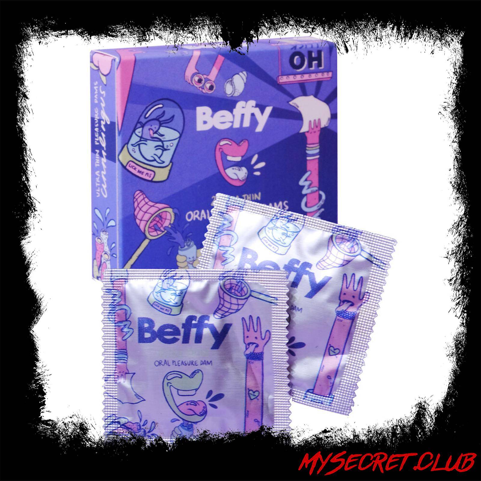 Beffy Ultra Thin Oral Pleasure Dams 2 Pieces