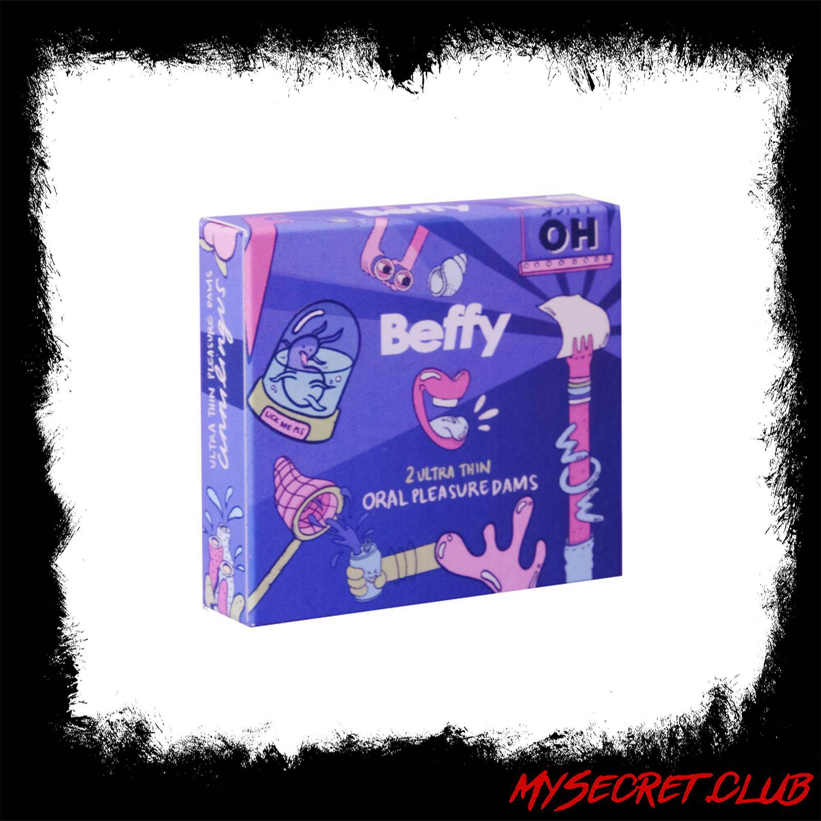 Beffy Ultra Thin Oral Pleasure Dams 2 Pieces