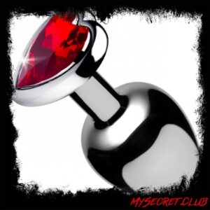 XR Booty Sparks Red Heart Medium Anal Plug