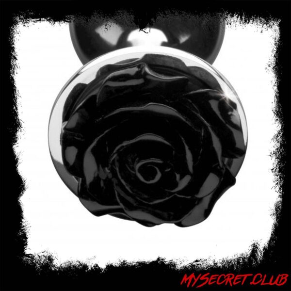 XR Booty Sparks Black Rose Anal Plug Small