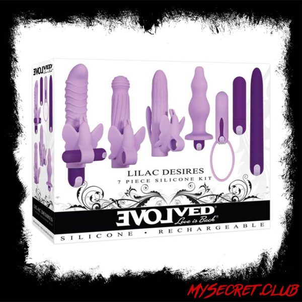 Evolved Lilac Desires Silicone Rechargeable Butterfly Kit
