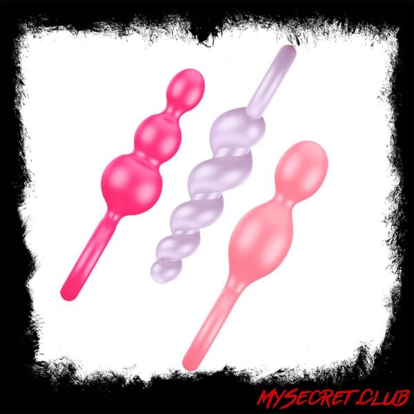 Satisfyer Booty Call Set Of 3 Multicolour Anal Plugs